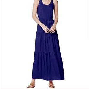 LOFT tiered maxi dress